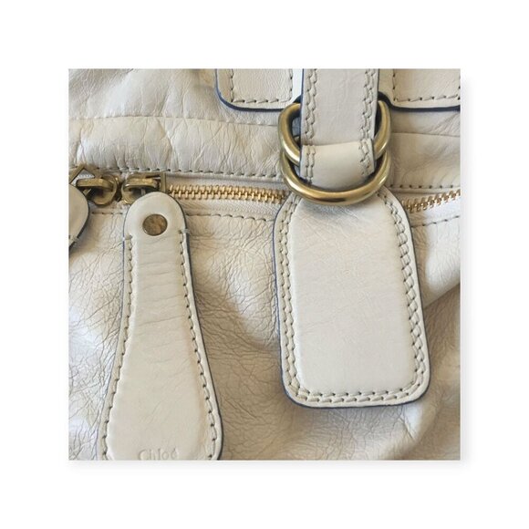 Chloe bag, Bay bag in cream leather - Picture 10 of 10